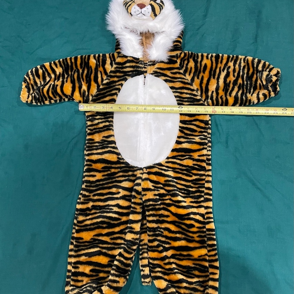 Tiger Costume Onesie for Kids perfect condition size S 2-3